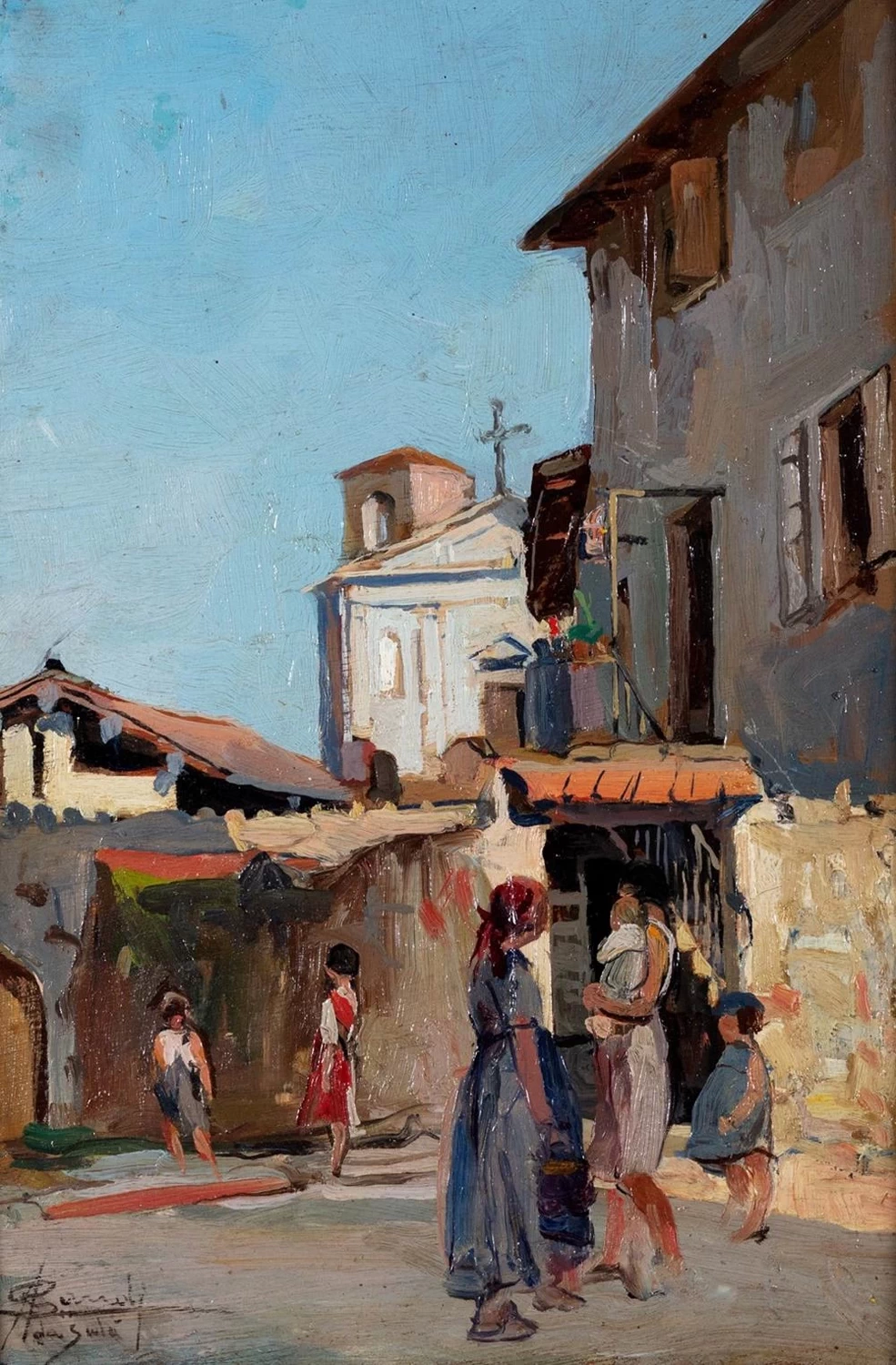 58-Angelo Landi-Piazzetta di Salò  